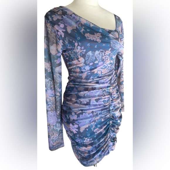 NWT-Free People "Chloe" Midnight Combo floral dress - Picture 2 of 9